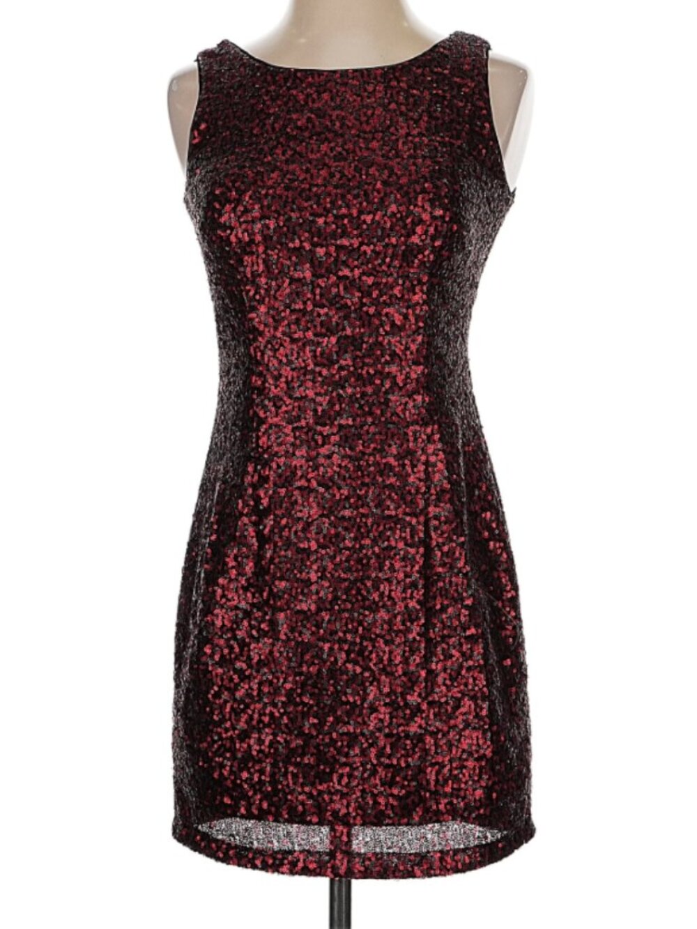 Aidan Maddox Sequined Sheath Mini Dress